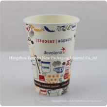 Única parede personalizado isolados Vending Coffee Paper Cup